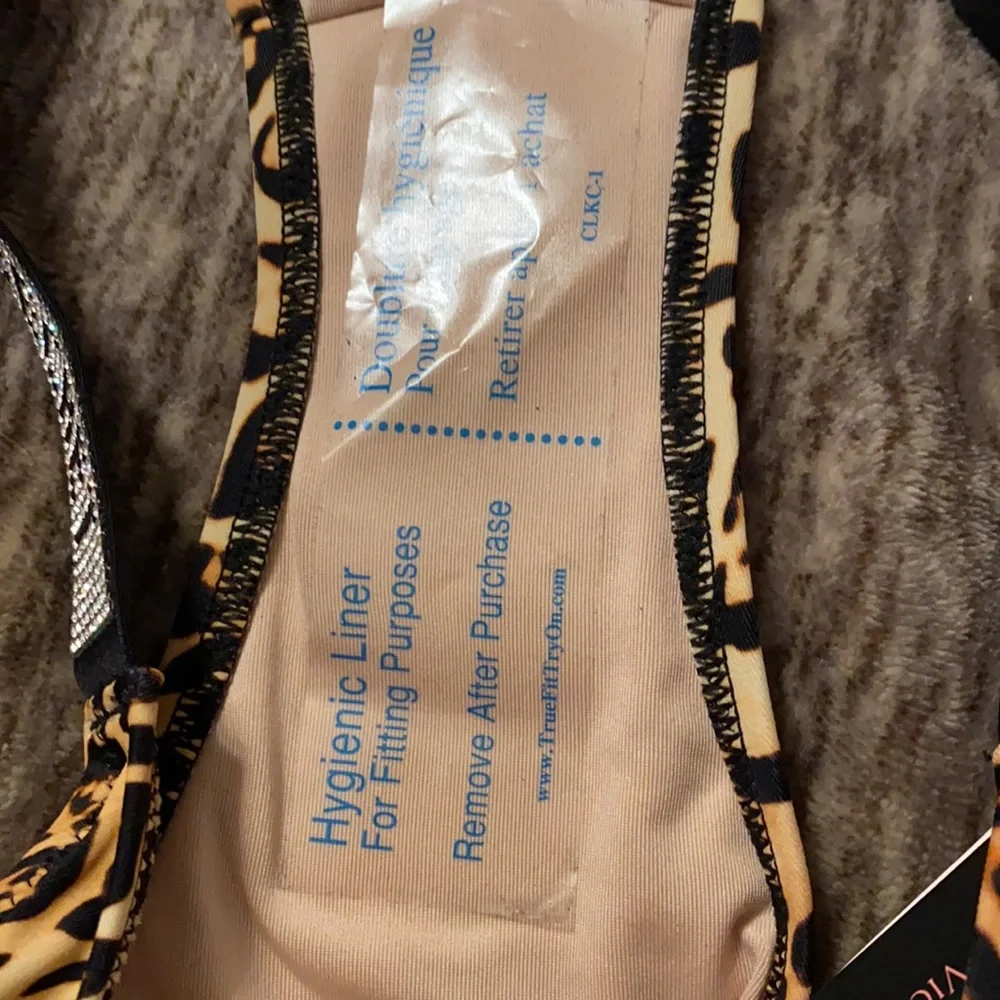 🖤Victoria’s Secret Cheetah Shine Strap Swim‎ Bottoms🖤